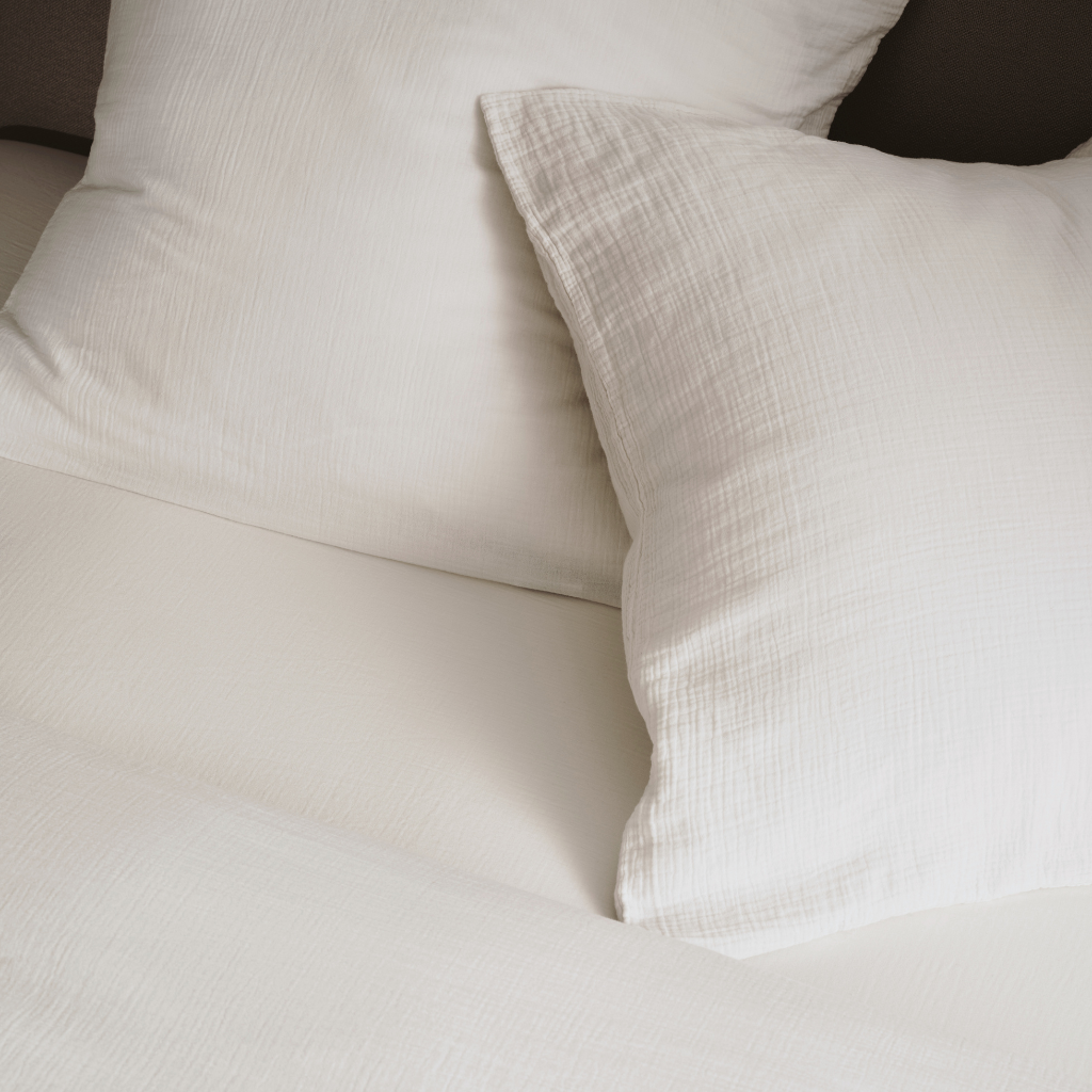 Musselin Kissenbezug