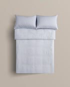 Sanftblau / Weiß