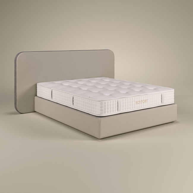 Creme mit edlem Stoffakzent